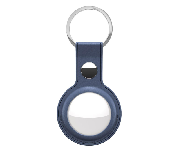 KeyBudz AirTag Keyring skórzane etui ochronne do AirTag cobalt blue IEOKBATCB - 1172145 - zdjęcie